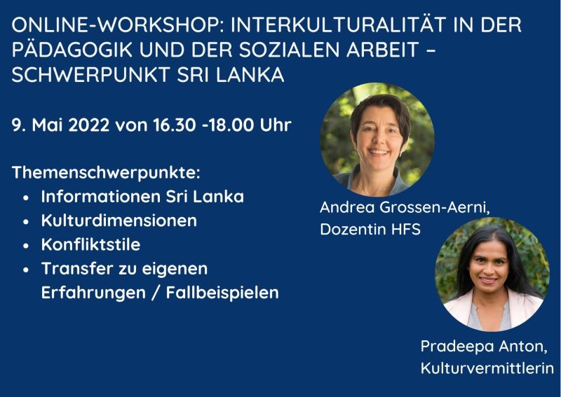 Read more about the article Online-workshop Interkulturalität in der Pädagogik und der Sozialen Arbeit I Schwerpunkt Sri Lanka
